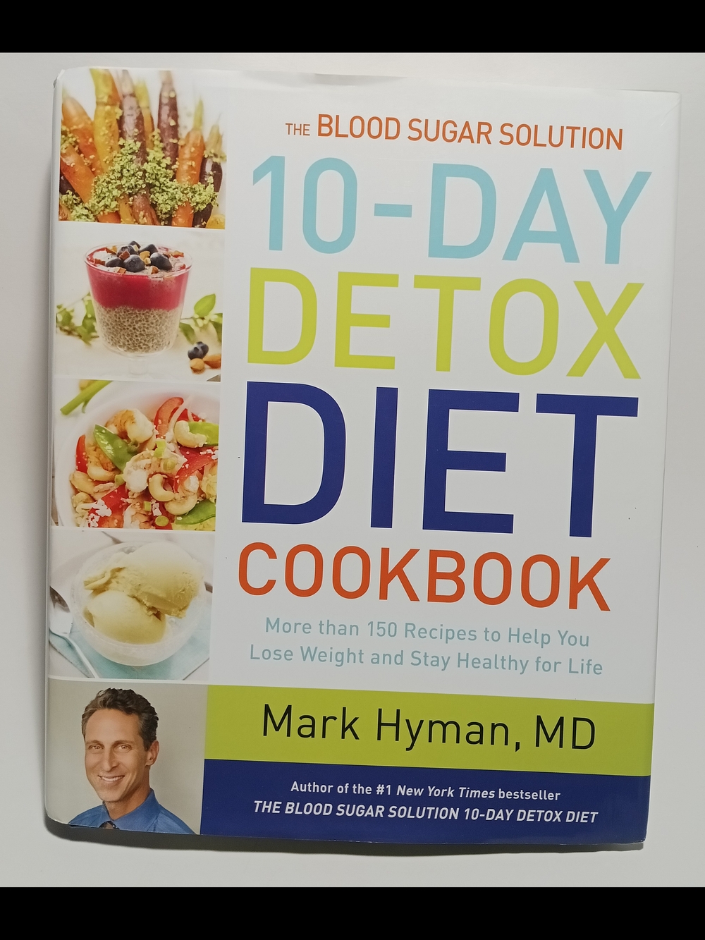 10-Day Detox Diet Cookbook by - White/Cyan/Green/Blue/Orange